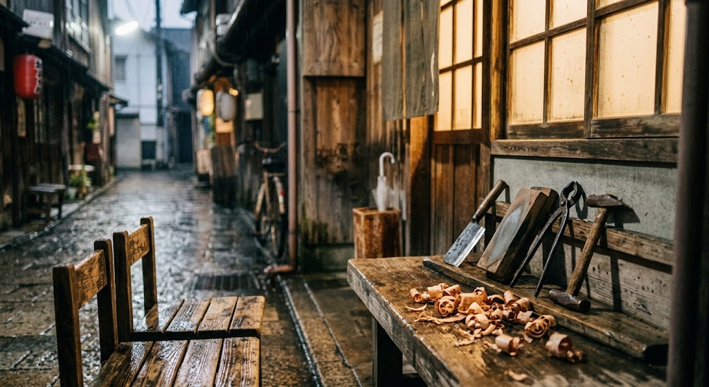職人の手元と長く使われてきた道具