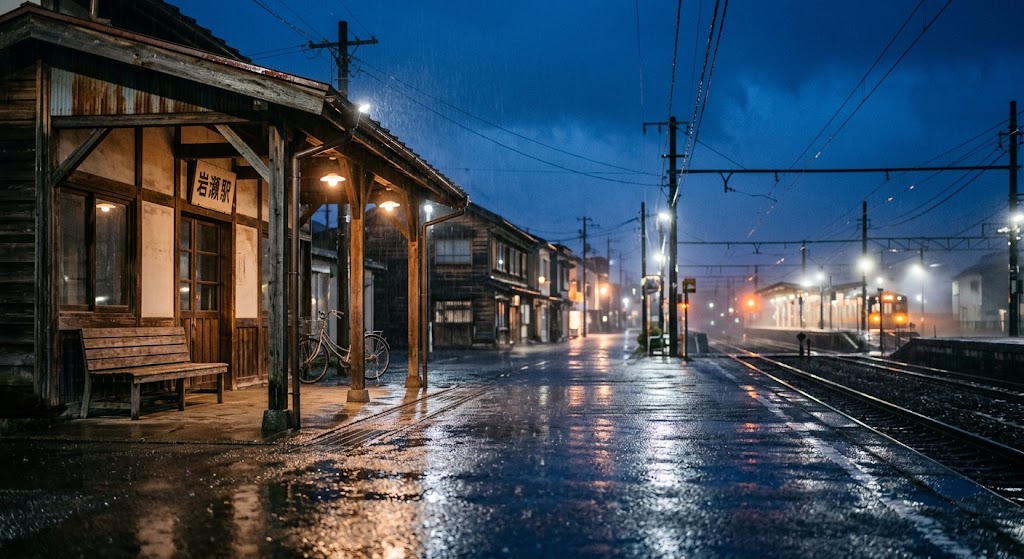 雨の日の街と静かな時間